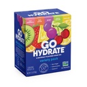 GoHydrate Eletrólitos de sódio baixo Empacotes de Pó Açúcar Grátis - Hidratação instantânea Mistura de Bebida Diária - Zero Açúcar Sabor de Água Pacote Singles com Vitamina D - (Pacote Variety, 30 Embalagens)