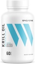 Óleo de Krill de Swolverine 500mg de Krill Oil & Astaxantina, Omega-3s, EPA & DHA, Absorção Rápida, Alivio Conjunto, Saúde do Coração (60 Servings)