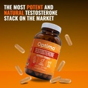 Optimo Turbo Boost Stacker - Maximize sua testosterona com suporte de testosterona Overdrive e DHEA + Bioperine