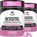 Equilíbrio hormonal para as mulheres, PCOS, suporte ovariano, fertilidade, ciclo menstrual, Myo-Inositol & D-Chiro Inositol Supplement 40:1 Razão com ácido fólico, B12 & Probióticos