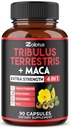 Zolotus Premium Tribulus Terrestris Cápsulas - Combinado com Ashwagandha, Panax Ginseng & Maca - 90 Condes por 3 Meses