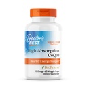 Melhor CoQ10 de alta absorção do médico com BioPerine, Vegan, Glúten livre, Naturalmente fermentado, Saúde do coração e produção de energia, 100 mg 60 bonés vegetarianos