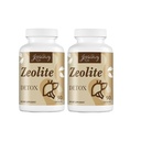 Cápsulas Zeolite Detox, Carvão Orgânico Ativado, Argila Bentonita, 1-2 μm Clinoptilolite, Absorção Máxima, Detox Gut Fígado Limpeza Corpo completo para Mulheres Homens, 180 Cápsulas