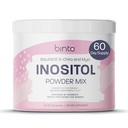 Binto Inositol Powder Mix - 60-Day Supply - 40:1 Razão de Myo e D-Chiro Inositol - Equilíbrio Hormônio e Suporte de Ovulação