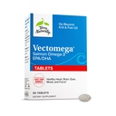 Terry Naturalmente Vectomega - Suplemento com EPA & DHA - Tablets Omega-3 para Apoio à Saúde do Cérebro e Coração - Suplemento Nutricional com Ácidos Gordura Essenciais e Peptídeos - 60 Tablets