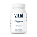 Nutrientes Vital L-Theanina 200mg Suplemento Vegan L Theanina Supplement Suporta Níveis de Estresse Normal e Função Cognitiva*