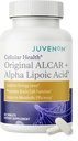 Juvenon Cellular Health (Saúde Celular Juvenon) Coração, Suplemento Cérebro com Acetil L-Carnitina e Biotina - Suporta função NAD+, produção de energia, humor, metabolismo revitalizado, foco mental e clareza (60 tablets)