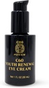 C60 Power Juventude Renovação Creme olho - Creme para rugas & Puffiness, Anti envelhecimento da pele cuidados para mulheres e homens, com 99,99% puro sublimado C60, peptídeos de cobre, & Ingredientes de alta qualidade - 1 fl oz
