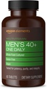Elementos masculinos 40+ Um diário multivitamínico, Vegan, 65 comprimidos, 2 meses de oferta (Pacote pode variar)