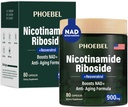 Newly NAD + Suplemento - Resveratrol, Nicotinamida Lipossômico Riboside, Quercetina- Alta Pureza NAD Suplemento de Energia, Foco - 80 Contagem, 900mg