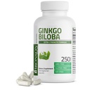 Bronson Ginkgo Biloba Força extra suporta função cerebral e suporte de memória, 250 cápsulas vegetarianas