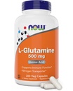 Agora L-Glutamina 500mg 300 Veg Cápsulas - Suplemento Não-GMO - Vegan Lglutamina Caps