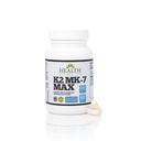 Saúde Como deve ser Vitamina K2 MK7 MAX força extra 300mcg Suplemeny     □ Soja livre, comprovada biodisponibilidade e segurança