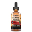 Força extra 6000mcg Vitamina B12 Drops líquidos sublinguais - Metilcobalamina, VIT B 12 Suporta energia, Absorção Max, 60 Servings, Não-GMO, Vegan Friendly, Fabricado nos EUA