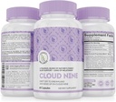 Cloud 9 - Todos os suplementos naturais de ajuda ao sono - vitamina relaxante & fórmula de ervas - 10mg Melatonina cálcio Magnisium L-Theanina 5-HTP GABA St. John's Wort Ashwagandha Camomila & Mais 60 Cápsulas Vegan