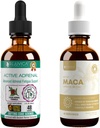 Rejuvica Health Active Adrenal + Active Maca - Suporte Energia + Stress - Entrega líquida para melhor absorção - Rhodiola, Maca, Holy Basil, Ashwagandha & More!