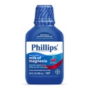 Phillips’ Leite de Magnésia Líquido Laxante, Wild Cherry Flavor, Estimulante Livre, Crampo Livre de Obstipação Ocasional*, Eficaz em 30 minutos - 6 horas, #1 Leite de Magnésia Marca, 26 onças