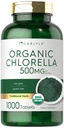 Carlyle chlorela Comprimidos Orgânico 500 mg , 1000 contagem , Vegetarian, Non-GMO, e glúten suplemento gratuito