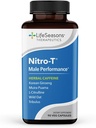 LifeSeasons Nitro-T - Suplemento de suporte de desempenho masculino - Melhorar a resistência e energia - Promover a circulação de sangue saudável - L-Citrulina L-Theanina Tribulus Ginger Kava & Caffeine - 90 Cápsulas