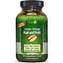 Pele saudável & Hair Plus unhas por Irwin Naturals, nutriente rico, fornece brilho e força, 60 líquidos macios
