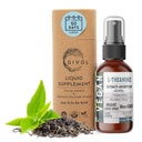 200mg L-Teanina & 150mg Vitamina C Spray Líquido para Crianças e Adultos - Flavor de Extrato de Pêssego Real - Não-GMO, Sem Glúten, Livre de Açúcar, Sem Álcool, Tudo Natural - 2 Fl Oz 60 Dias Fornecimento