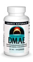Fonte Naturals DMAE, Bitartarato de Dimetilaminoetanol - Suporta Concentração Mental*, 351mg - 100 Cápsulas