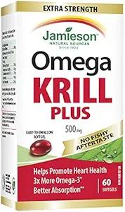 Jamieson extra força Krill Plus, 60 softgels