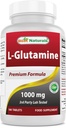 Melhor Natural L-Glutamina 1000mg Combustível para Exercício (Não-GMO) Comprimidos, 180 Contagem