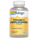 SOLARAY Vitamina C 500mg com Citrus Bioflavonoids, 1:1 Razão - Antioxidante e Imune Supplement - Vitamina C com Rose HIPS e Acerola, Vegan, 60-Day Garantia, 125 Servings, 250 VegCaps
