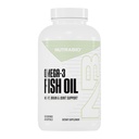 NutraBio Omega 3 Suplementos de óleo de peixe, 2.000mg, 400 Softgels - EPA DHA Omega 3 Suplemento de ácido gordo para ajudar a apoiar um coração saudável