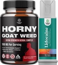 Pacote de Erva Erva Erva Erva Complexo para homens e mulheres Energia reforçada e resistência e Black Maca Raiz Cápsulas para homens - revigorante Drive Mood & Energy Booster para homens