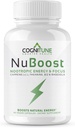 Pílulas de cafeína 100mg com L-Theanina & B12 – Energia Natural + Suplemento Focus – Pílulas de energia limpa para homens e mulheres – Cafeína L Theanina Nootrópico – 60 Cápsulas Vegan