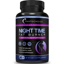 Tempo noturno pílulas de perda de peso para mulheres-carbo Bloqueador Apetite Supressor com Melatonina-Fat Burner Diet Pills que trabalham rápido para mulheres-Noite Metabolismo Booster-Made em USA-1 Pack