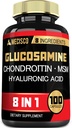 7000mg Glucosamina Condroitina HSH com Suplemento Imune - Apoio Osso, Saúde Conjunta, Sistema Imune e Saúde Geral - 100 Cápsulas