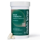 Mega-Strain 50 bilhões UFC Probióticos + Prebióticos 30 Caps Probióticos para Mulheres e Homens - Manter Boa Flora Probiótico & Saúde Digestiva - Sem Refrigeração Probióticos Necessários Lactobacillus Rhamnosus