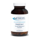 MetaCalm Manutenção Metabólica - GABA L-Teanina Suplemento para calma, sono e suporte ao estresse, Vitamina B6, Folato ativo, Magnésio e Complexo 5-HTP para adultos, homens e mulheres - 90 Cápsulas
