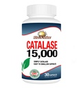 Rise-N-Shine Catalase Suplemento 15.000 - Poderoso Antioxidante Enzima para a saúde do cabelo - Suplementos de cabelo para forte suporte de cabelo - Fonte de 30 dias