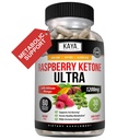 Kaya Naturals Keto Diet Framboesa Cetona - Suplemento de perda de peso, Controle de apetite, aumentar o metabolismo - 60 Contagem