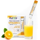 Aurora Nutrascience Nano-Pack Liposomal Vitamina C Pó Drink Mix, Apoio Imune, Alta Força 3.000 mg por serviço, 30 pacotes de serviço único, Laranja