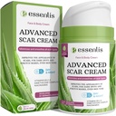 Creme de remoção de cicatrizes para mulheres e homens, reparação rápida de novas cicatrizes antigas, manchas, queimaduras todo o tratamento natural com vitamina E, B5, C, Aloe Vera, 1,7 Fl Oz