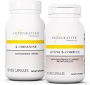 Pacote Terapêutico Integrativo com Complexo B Ativo, 60 Cápsulas & L-Teanina, 60 Cápsulas - Complexo B Ativo para Suportar Metabolismo Energético com 8 B-Vitaminas* - L-Teanina para Suportar um Estado Relaxado*