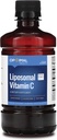Líquido de Vitamina C lipossômica - 1250mg - Absorção Optimal - Poderoso Suplemento de Suporte Antioxidante e Imune