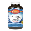 Carlson - Omega Complete Gems, Omega-3-6-9, Wild Caught, Sustentável Fonte, Saúde do Coração, Função Conjunta e Suporte Imune, 90 Softgels
