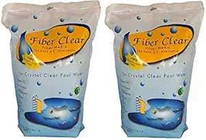 Fiber Clear 9 oz 2 Pack 4009DC Celulose Filter Media D.E. Alternativa para piscinas