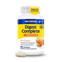 Enzymedica, Digest Complete + Probióticos, Full-Range, Enzimas diárias com 800 milhões de UFC Culturas Ativas por Cápsula, 90 Cápsulas