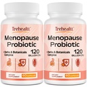 Suplementos de menopausa para mulheres, 120 bilhões de UFC Probiótico, 13-em-1 Herbs & Botanicals Complex, para Hormona Menopause, Hot Flashes, Suor noturno, Mood Swings, Perturbações do sono, Vegan, 120 Caps
