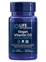 Vida Extensão Vegan Vitamina D3, 125 mcg (5000 UI), colecalciferol de Algas, Imune de alta potência, Osso & Saúde de corpo inteiro, Sem glúten, Não-GMO, 1 Diário, Vegan, 60 Cápsulas Vegan