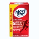 Mover Grátis Avançado Glucosamina Condroitina + Cálcio Fructoborato Suplemento Conjunto de Suporte, Suporta Mobilidade Conforto Flexibilidade & Osso - 160 Comprimidos (80 porções)*