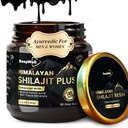 Puro extrato de resina de Shilajit orgânico do Himalaia para homens e mulheres - 100% natural Ashwagandha Black Pepper Shilajit Resin para homens mulheres ouro ayurvédico, ácido fúlvico 85 + traços minerais, 50 servimentos, 40 gramas
