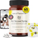 Menopaus Fobuloso – Fórmula Vegan Menopausa com Cohosh Preto & B-Complexo – Cápsulas Baseadas em Plantas com Receitas & Programa Pilates